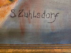 lot 70 image: S. Zuhlsdorf Oil on Cavas Painting
