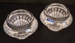 lot 76 image: Stunning Pair of Vintage Crystal Gorham Candleholders