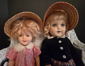 lot 139 image: Vintage Shirley Temple Doll Plus Doll Friend