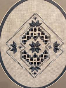 lot 81 image: Pair of Pretty Framed Needlepoints