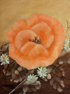 lot 272 image: Framed Floral Painting