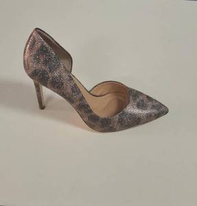Jessica Simpson - Womens Prizma Pump, Light Bronze & Leopard Print- SIZE 8.5 M