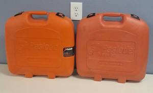 Paslode- (1) Cordless 16 Ga Angled Finish Nailer & (1) Cordless 18 Ga Angled Finish Nailer & (1) Charger & (2) Batteries