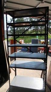 lot 5 image: HEAVY DUTY METAL SHELF.