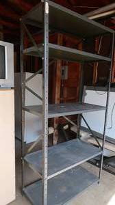 lot 6 image: METAL SHELF.