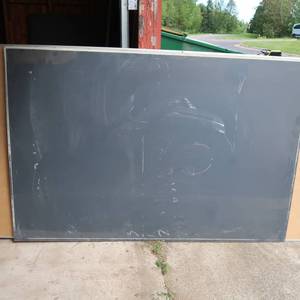 lot 30 image: LARGE SLATE CHALK BOARD