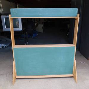 lot 85 image: CHALK BOARD AND SHELF
