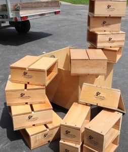 lot 58 image: WOODEN LEARNING TOYS