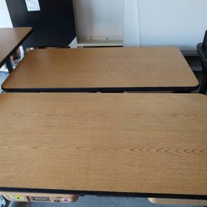 lot 76 image: PAIR OF TABLES