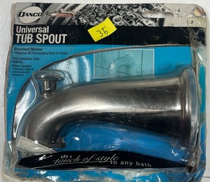lot 35 image: Universal Tub Spout