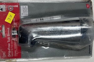 lot 37 image: Drip-free Tub Spout chrome