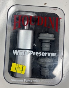lot 44 image: Houdini wine preserver