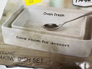 lot 68 image: Parini ceramic baking dish set