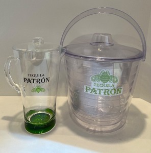lot 112 image: Tequila PATRON Pitcher and Ice Bucket