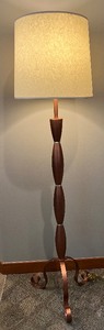 lot 124 image: Contemporary Copper Floor Lamp #1