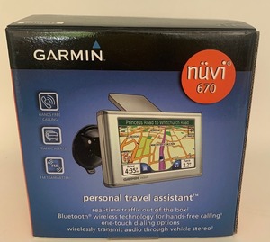 lot 205 image: GARMIN - NUVI 670 -  NIB