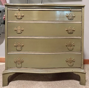 lot 167 image: FRENCH PROVINCIAL Style - Wood Painted Diminutive DRESSER