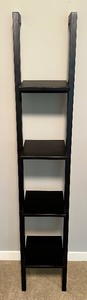 lot 179 image: DARK WOOD Narrow Leaning Shelf