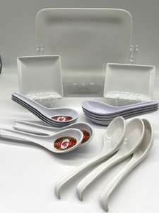 lot 85 image: Its a Sushi Party Spoons, Plates and Side Plates
