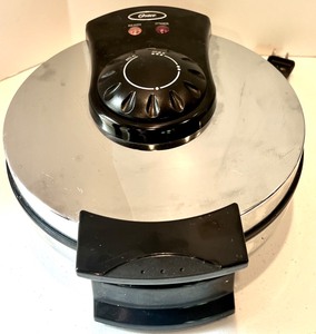 lot 506 image: Fun Times in the Kitchen Accessories lot including a OSTER Waffle Maker & Fondu Set and RED COPPER Panini Press