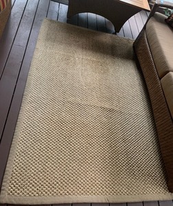 lot 63 image: SIZAL Natural Weave Rug