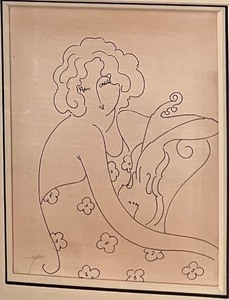 lot 32 image: Mahmood SABZI Ink ORIGINAL