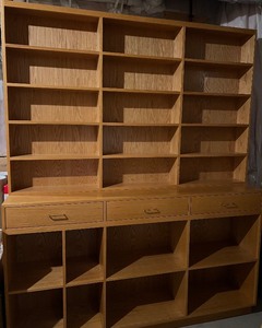 lot 317 image: MULTI MEDIA Wooden Storage Cabinet
