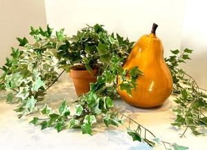 lot 541 image: Decorative CERAMIC Pear, Faux Potted Ivy