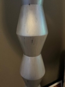 lot 41C image: Modern Floor Lamp with Gray Base