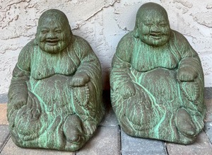lot 230 image: Pair of Buddha Figures