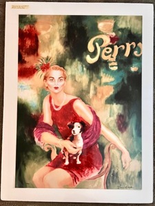 lot 1 image: Renowned Artist JOANNA ZJAWINSKA Mimi and Dog Alex Limited Edition 74250 Signed Serigraph Print