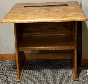 lot 353 image: Wooden Computer  TV Stand