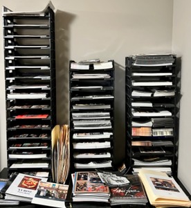 lot 362 image: Creative Artist Promotional Slicks lot featuring THOMAS PRADZYNSKI, YUROZ, STEPHEN HOLLAND, JIANG and more