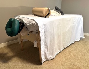 lot 264 image: BRAND NEW EARTH LITE Massage Bed Suite