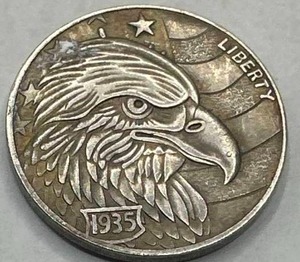 lot 15 image: Buffalo Hobo Nickel