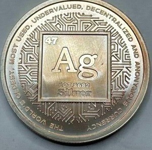 lot 26 image: 1oz .999 Silver Round