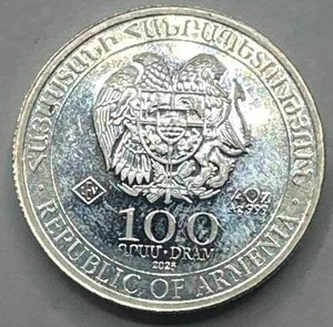 lot 46 image: Noahs Ark 110 oz .999 Round