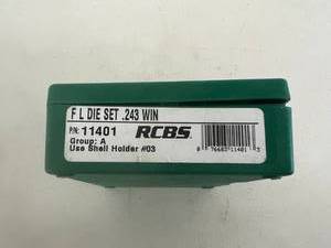 lot 5 image: 243 WIN RCBS FL Die Set