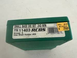 lot 13 image: 243 WIN Small Base Die Set RCBS