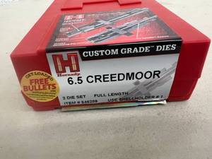 lot 26 image: 6.5 Creedmoor Hornady Dies