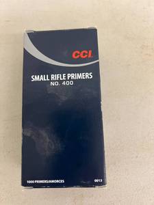 lot 30 image: CCI Small Rifle Primers No 400 - 800