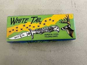 lot 88 image: White Tail Folding Knife