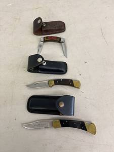 lot 94 image: Knives including Craftsman & Buck