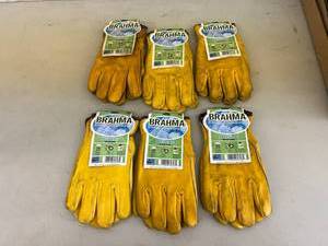 lot 113 image: 6 Pairs Brahma Driver Gloves Large