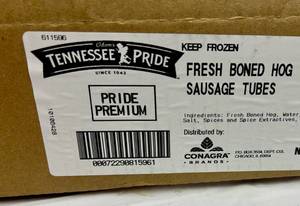 lot 17 image: 5lb Tennessee Pride Pork Sausage Tube