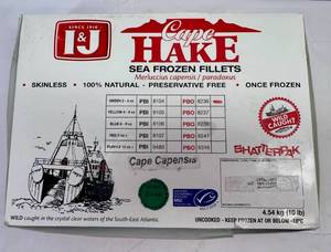 lot 30 image: 10lb Cape Hake Sea Frozen Fillets