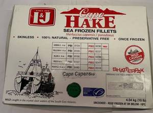 lot 31 image: 10lb Cape Hake Sea Frozen Fillets