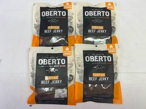 lot 78 image: II. 4x 3.25oz Oberto Beef Jerky-Teriyaki