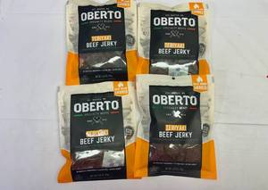 lot 79 image: II. 4x 3.25oz Oberto Beef Jerky-Teriyaki