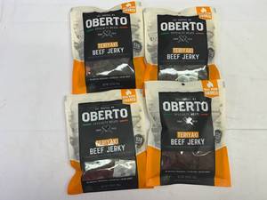 lot 81 image: II. 4x 3.25oz Oberto Beef Jerky-Teriyaki